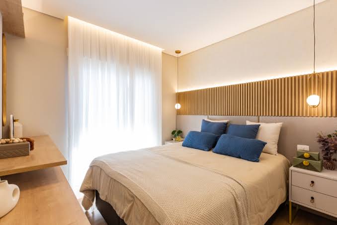 Estante em gesso com iluminação — TRT Gesso